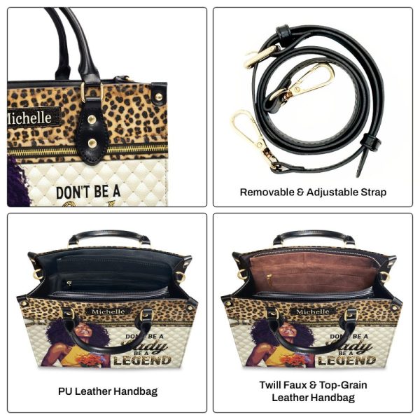 Be A Legend - Personalized Leather Handbag