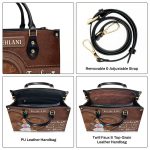 Teacher It Takes A Big Heart To Shape Little Minds - Personalized Leather Handbag Sblhblha1659Ta