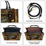 Mom Butterfly - Personalized Leather Handbag Sblhbltn1333M