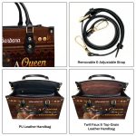 Black Queen - Personalized Leather Handbag