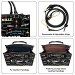 La Vie Est Belle - Personalized Leather Hand Bag Sblhbha25