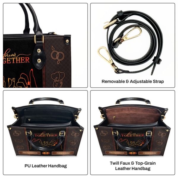Forever Together  - Personalized Leather Handbag Mb73