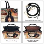 She Is - Personalized Leather Handbag
