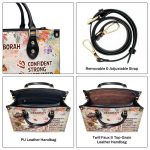 She Is Beautiful - Personalized Leather Handbag
