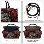 Black Queen  - Personalized Leather Handbag