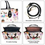 Livin That Mom Life - Personalized Leather Handbag Sblhbltn2345D