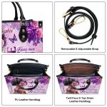 She Knows More Than She Says - Personalized Leather Handbag