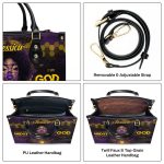 God Working It Out For Me - Personalized Leather Handbag Sblhbll2026M