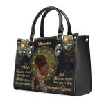She Knows - Personalized Leather Handbag
