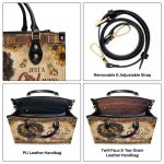 Just A Girl Who Loves Books - Personalized Leather Handbag Sblhbltn766