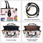 She Is Mom - Personalized Leather Handbag