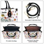 Teacher Helping Little Minds Grow - Personalized Leather Handbag Sblhblm998Ta