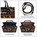 My Greatest Blessings Call Me - Personalized Leather Handbag