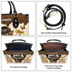 God Gifted Me Two Titles - Personalized Leather Handbag