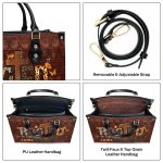 Rooted In Christ - Personalized Leather Handbag Sblhblm1465Ta