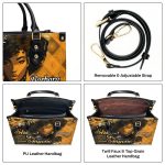 She Who Kneels Before God Can Stand Before Anyone - Personalized Leather Handbag