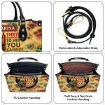 I Am The Storm - Personalized Leather Handbag Sblhbha22