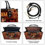 I Am - Personalized Leather Handbag