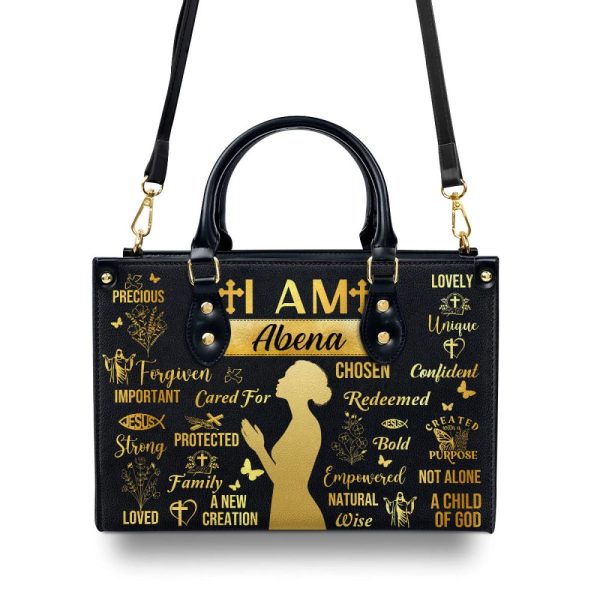 I Am Chosen - Personalized Leather Handbag
