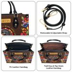 She Believed She Could So She Did - Personalized Leather Handbag Sblhbln1085M