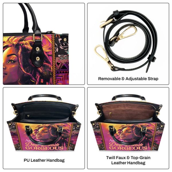Drop Dreads Gorgeous - Personalized Leather Handbag