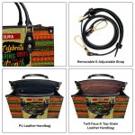 Juneteenth 1865 - Personalized Leather Handbag