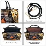 She Is Black Woman - Personalized Leather Handbag