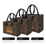 Dopest Black Queen - Personalized Leather Handbag