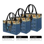 Grandma Heart That Made Of Gold - Personalized Leather Handbag Sblhblm846M