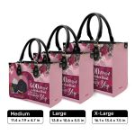 God Blessed The Broken Road That Led Me Straight To You - Personalized Leather Handbag Sblhblpa1036L