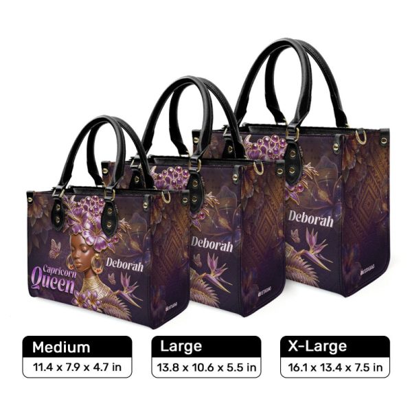 The Zodiac - Personalized Leather Handbag