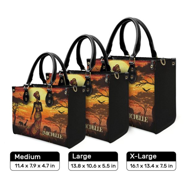 The Safari - Personalized Leather Handbag