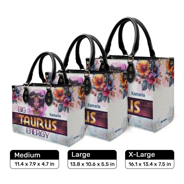 Big Energy - Personalized Leather Handbag Mb95