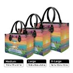 Relax Nothing Is Under Control - Personalized Leather Hand Bag Sblhbha27