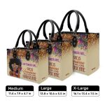 Hurricane Girl - Personalized Leather Handbag Mb89