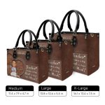 Teacher It Takes A Big Heart To Shape Little Minds - Personalized Leather Handbag Sblhblha1659Ta