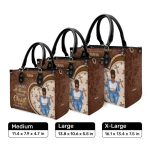 I Can Do All Things Through Christ Who Strengthens Me - Personalized Leather Handbag Sblhbha40