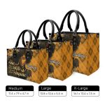 She Who Kneels Before God Can Stand Before Anyone - Personalized Leather Handbag