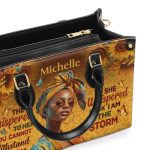 I Am The Storm - Personalized Leather Handbag