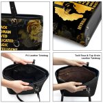 I Am Black - Personalized Leather Totebag