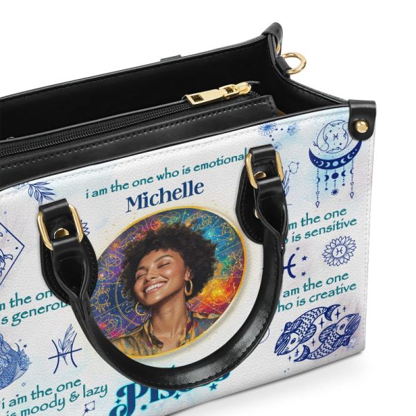 12 Zodiac Signs - Personalized Leather Handbag