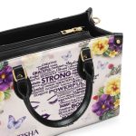 Afro Map - Personalized Leather Handbag Stb196