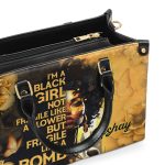 Fragile Like A Bomb - Personalized Leather Hand Bag Stb84