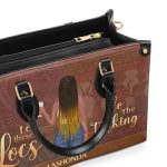 Let These Locs Do The Talking - Personalized Leather Handbag Stb44