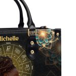 She Knows - Personalized Leather Handbag