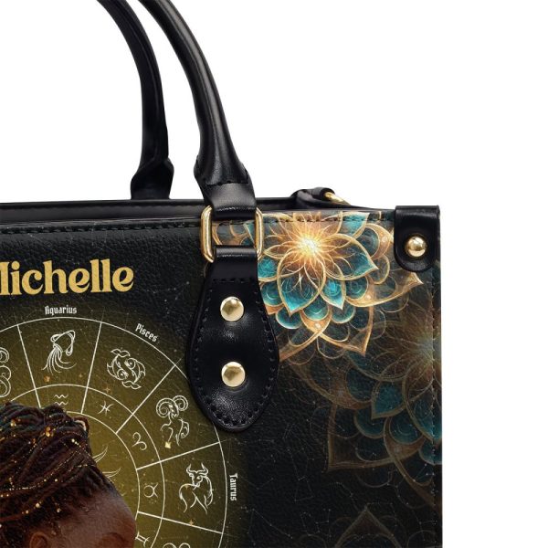 She Knows - Personalized Leather Handbag