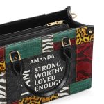 I Am - Personalized Leather Handbag