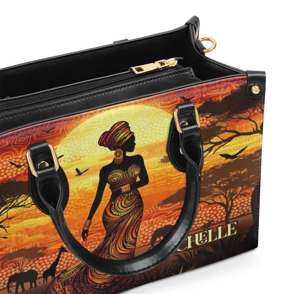 The Safari - Personalized Leather Handbag