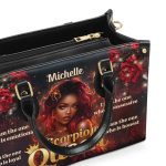 Zodiac Queen - Personalized Leather Handbag