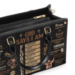 God Says I Am - Personalized Leather Handbag